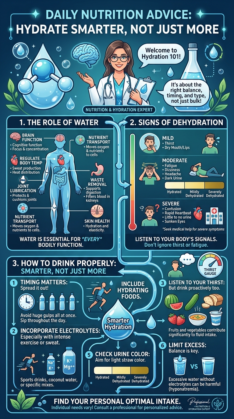 Hydratation intelligente