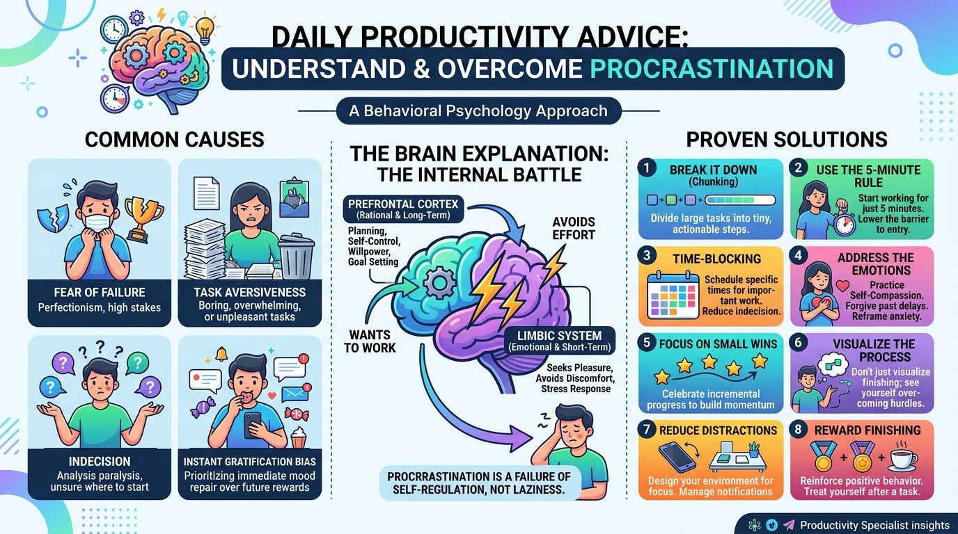 Comprendre et dépasser la procrastination