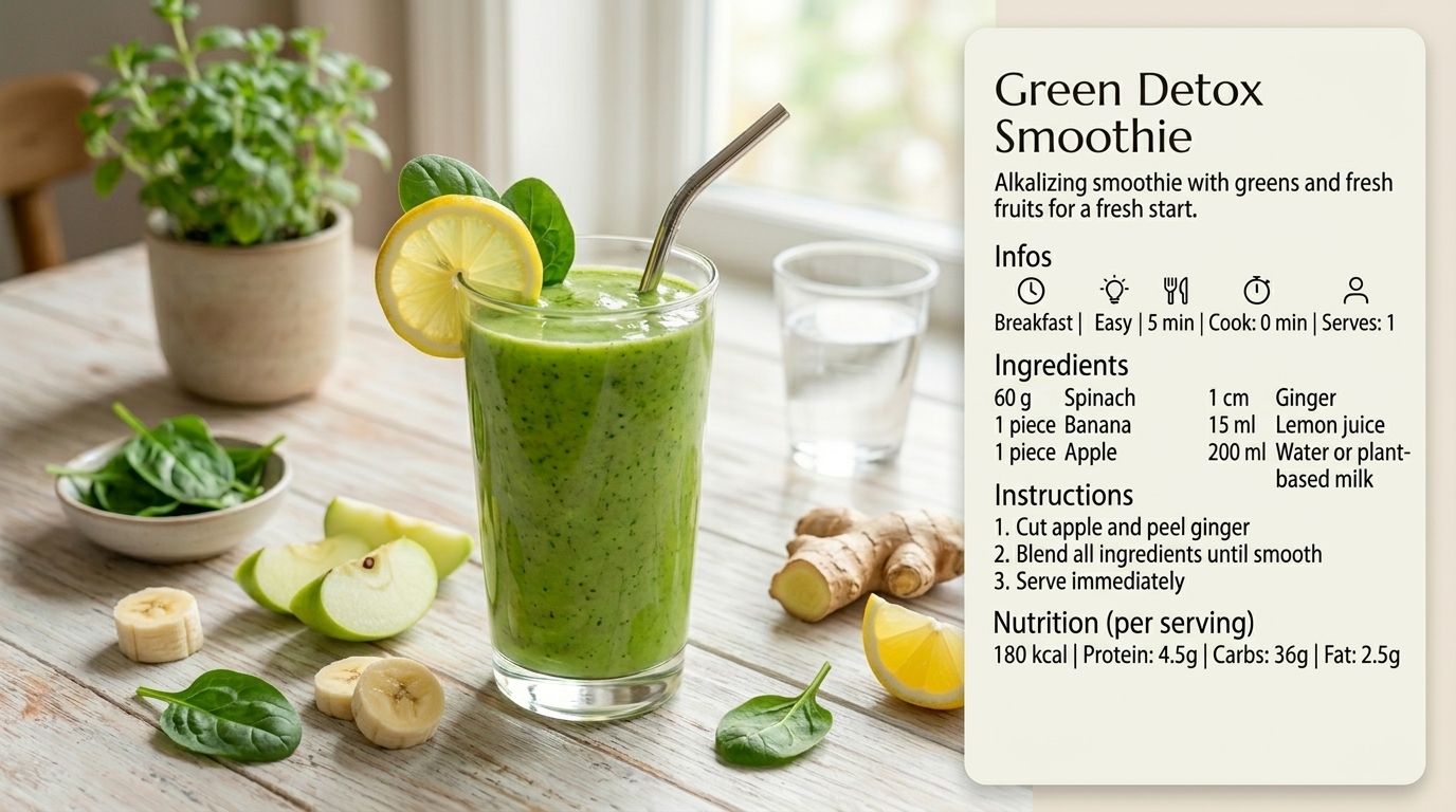 Smoothie vert détox