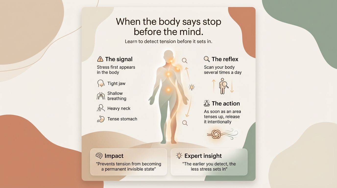 Quand le corps dit stop avant le mental