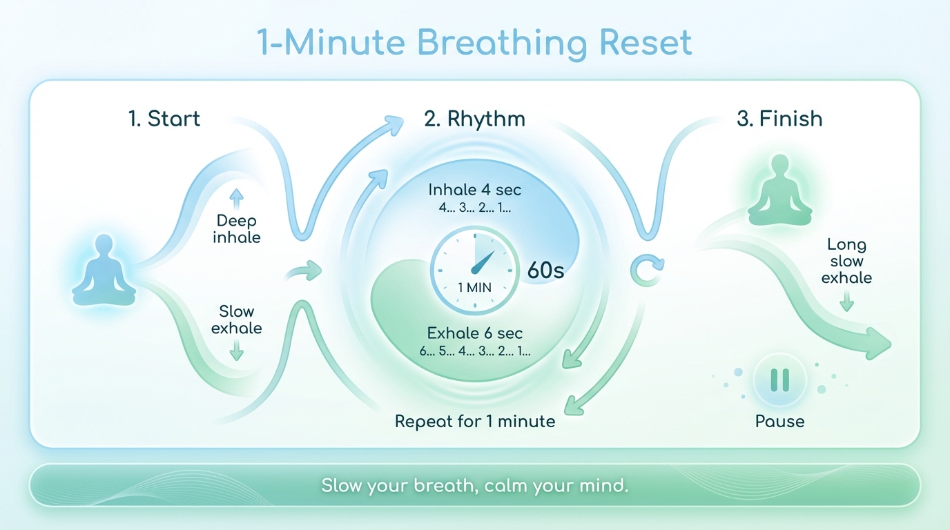 Respiration 1 min reset